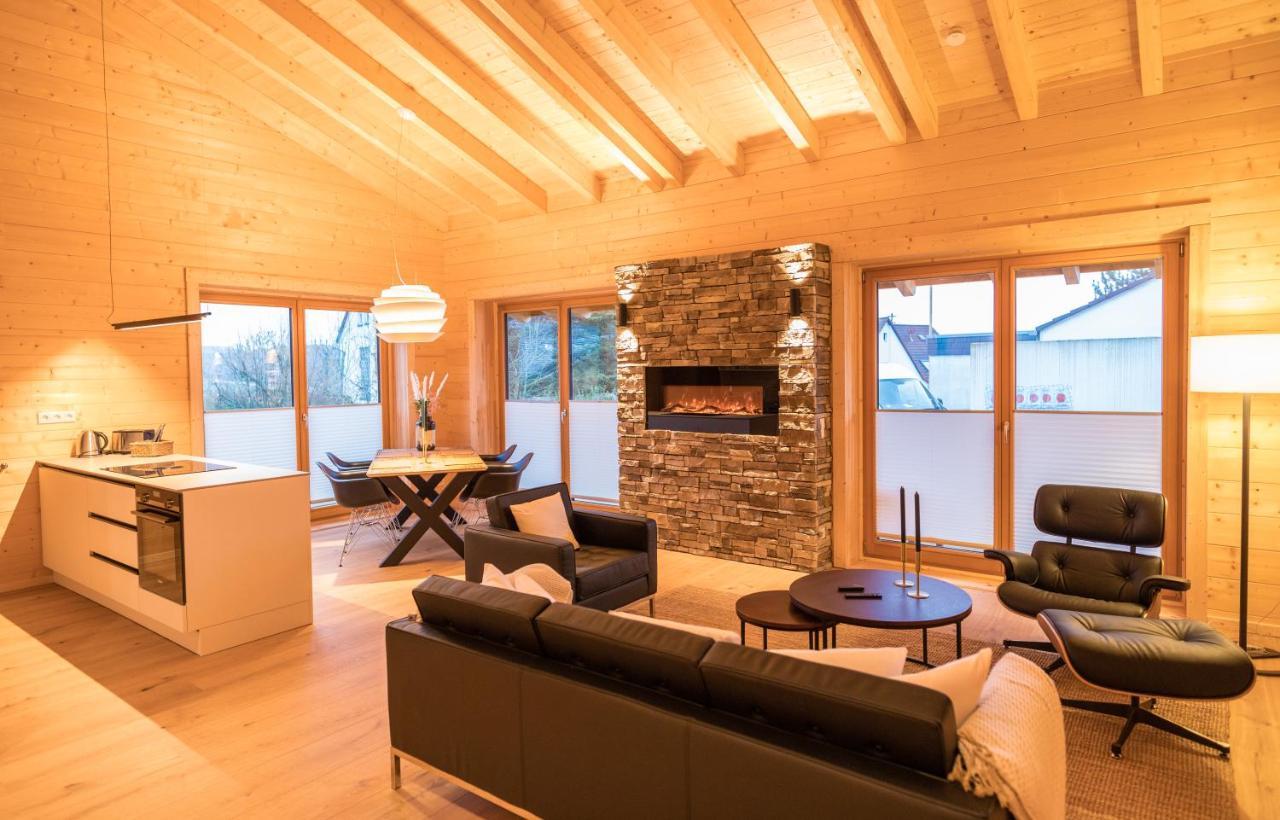 Netten Naturerlebnis Holz-Chalets Daun Luaran gambar