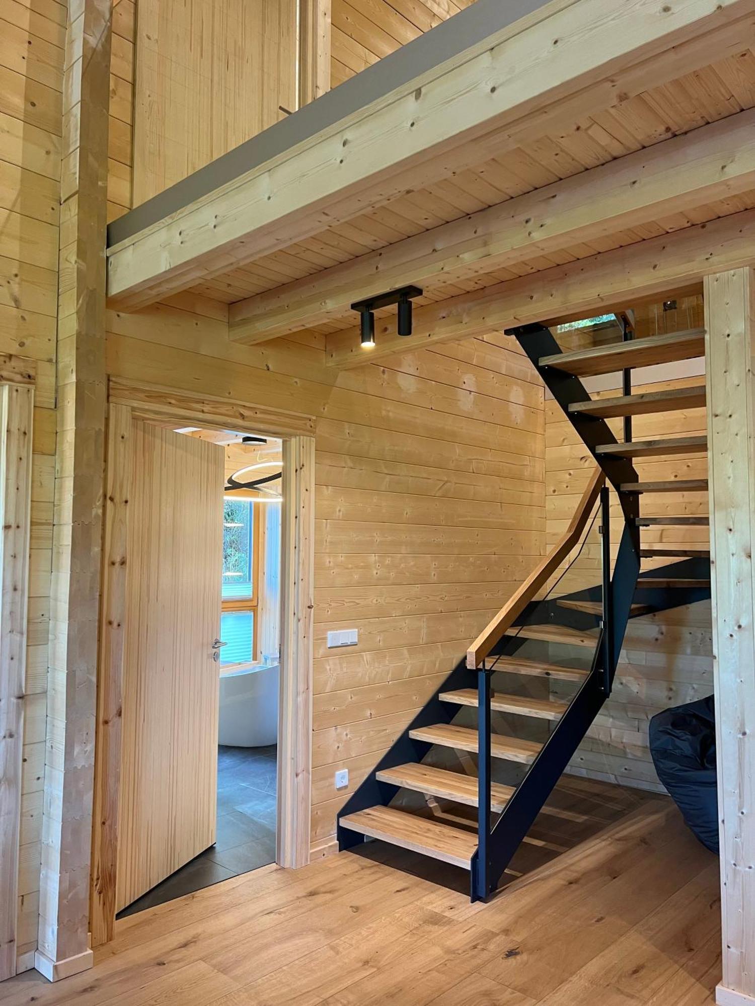 Netten Naturerlebnis Holz-Chalets Daun Luaran gambar