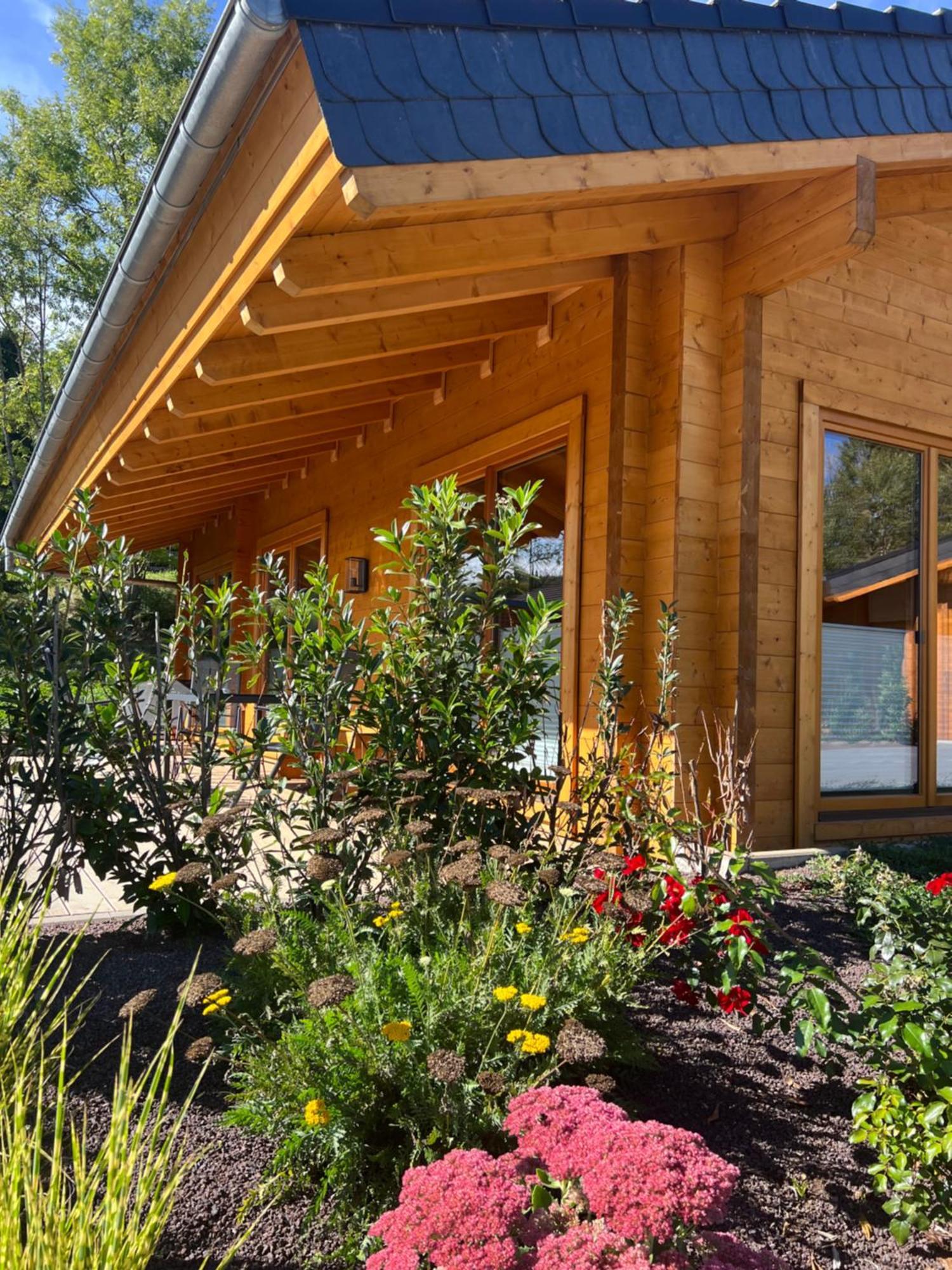 Netten Naturerlebnis Holz-Chalets Daun Luaran gambar
