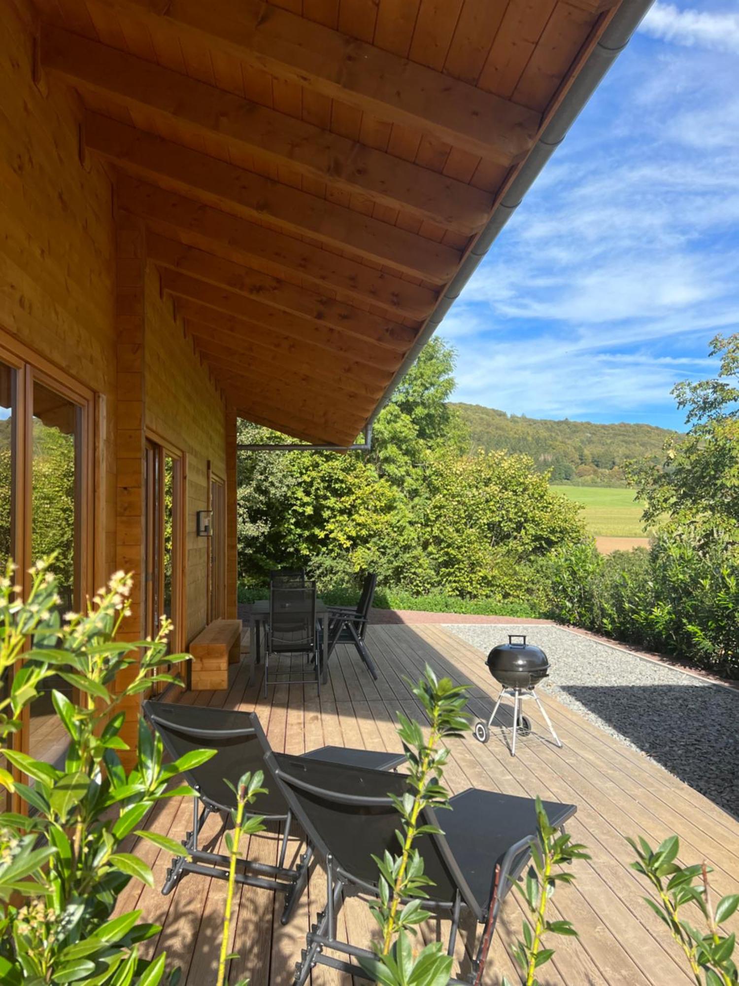 Netten Naturerlebnis Holz-Chalets Daun Luaran gambar
